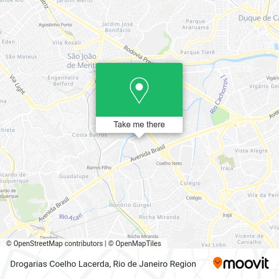 Drogarias Coelho Lacerda map