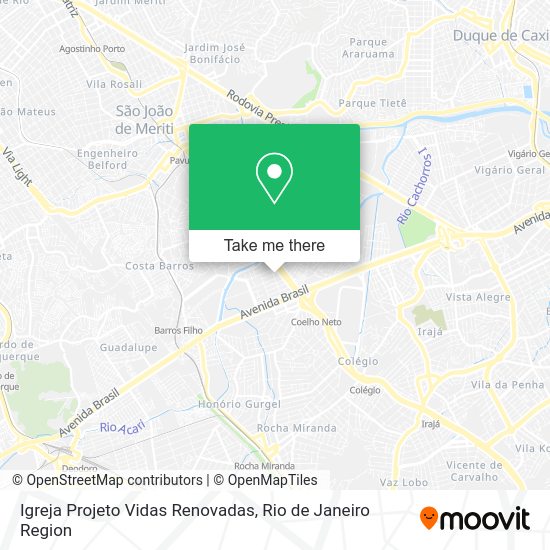 Igreja Projeto Vidas Renovadas map