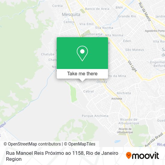 Rua Manoel Reis Próximo ao 1158 map