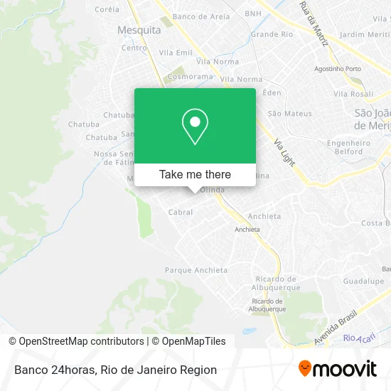 Banco 24horas map