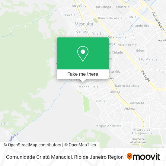 Comunidade Cristã Manacial map