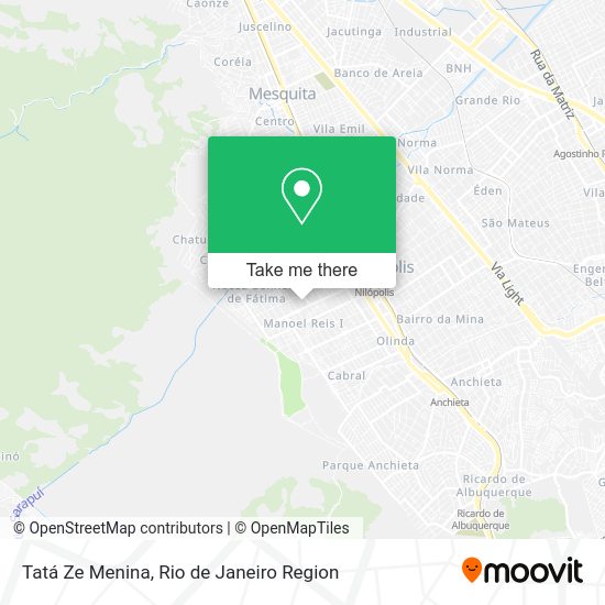Tatá Ze Menina map