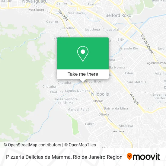 Pizzaria Delícias da Mamma map