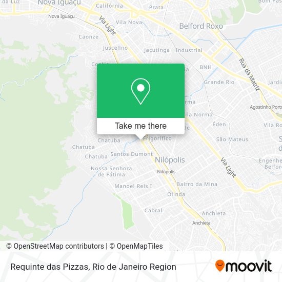 Requinte das Pizzas map