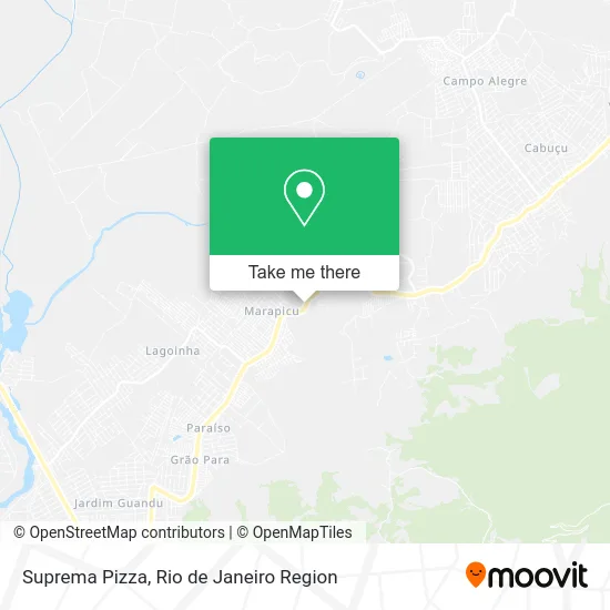 Suprema Pizza map