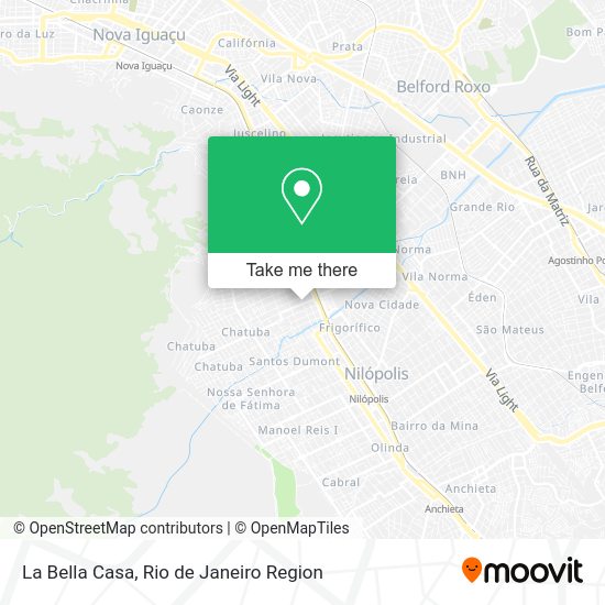 La Bella Casa map