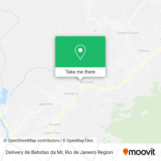 Delivery de Bebidas da Mr map