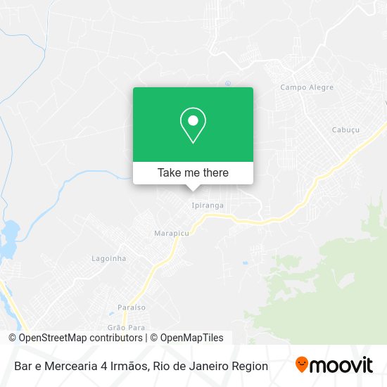 Bar e Mercearia 4 Irmãos map