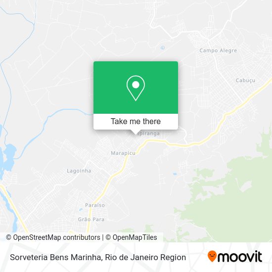 Sorveteria Bens Marinha map