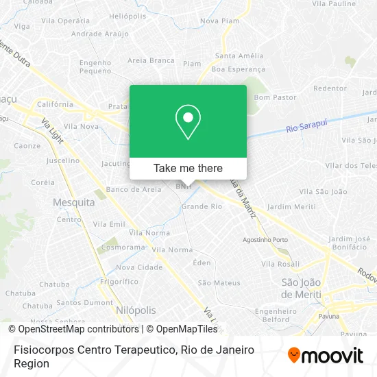 Fisiocorpos Centro Terapeutico map