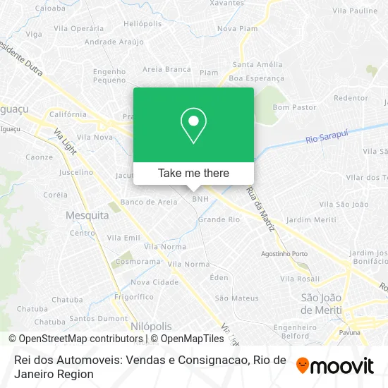 Rei dos Automoveis: Vendas e Consignacao map