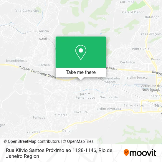 Rua Kilvio Santos Próximo ao 1128-1146 map