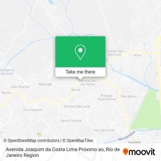 Avenida Joaquim da Costa Lima Próximo ao map