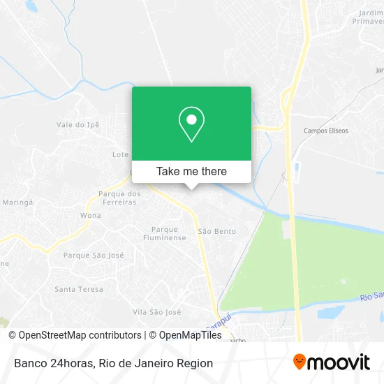 Banco 24horas map