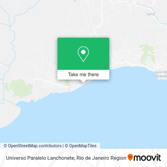 Universo Paralelo Lanchonete map