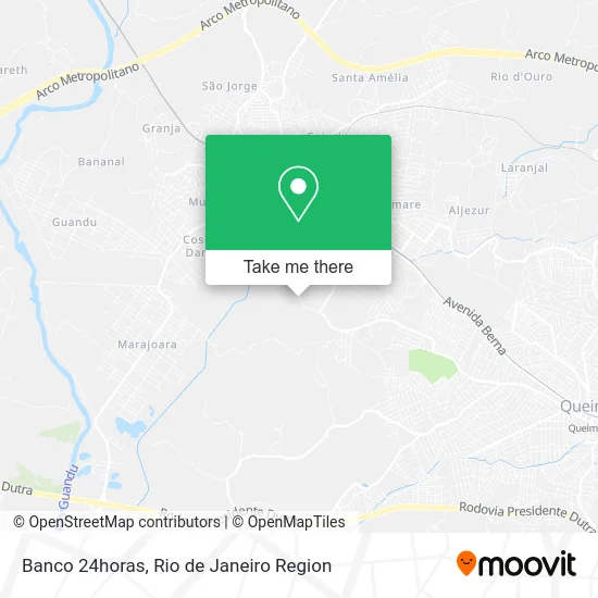 Banco 24horas map