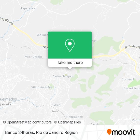 Banco 24horas map