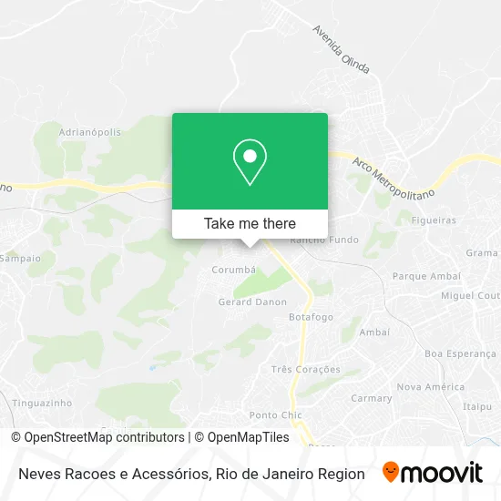 Neves Racoes e Acessórios map