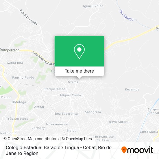 Colegio Estadual Barao de Tingua - Cebat map