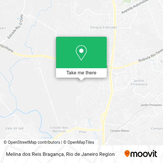 Melina dos Reis Bragança map