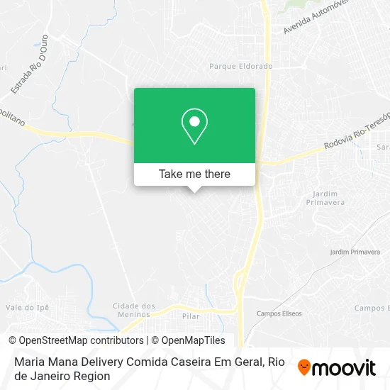Maria Mana Delivery Comida Caseira Em Geral map