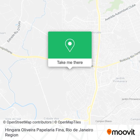 Hingara Oliveira Papelaria Fina map