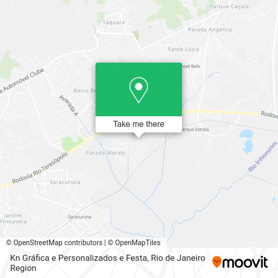Kn Gráfica e Personalizados e Festa map