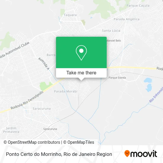Ponto Certo do Morrinho map