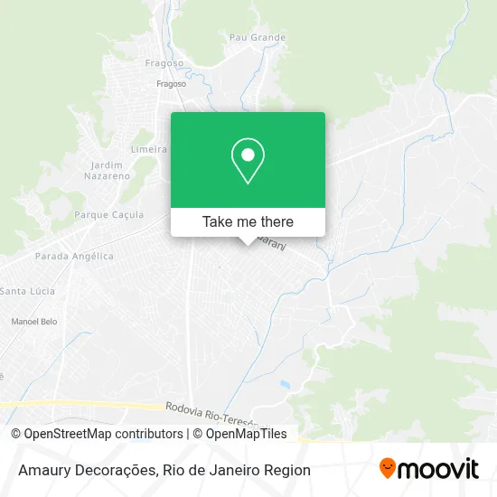 Amaury Decorações map