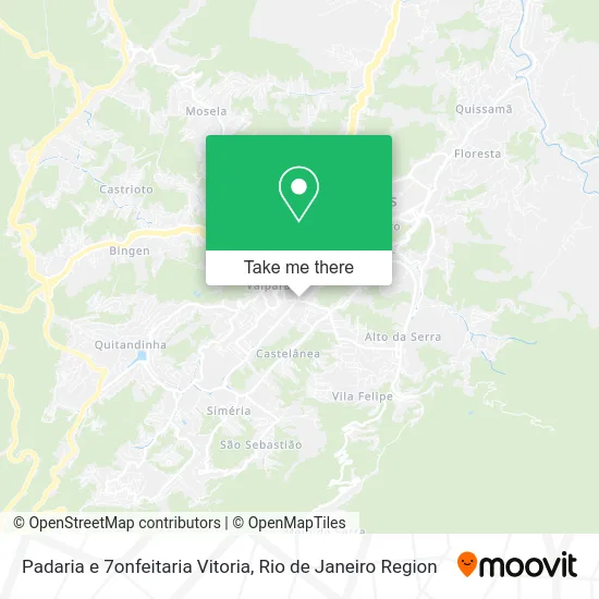 Padaria e 7onfeitaria Vitoria map