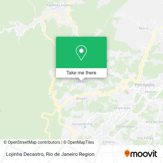 Lojinha Decastro map