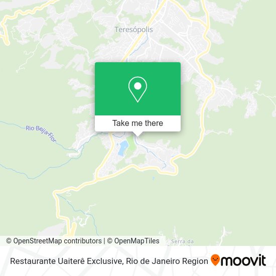 Restaurante Uaiterê Exclusive map