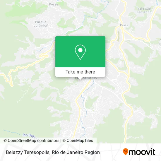Belazzy Teresopolis map