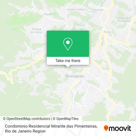 Condominio Residencial Mirante das Pimenteiras map