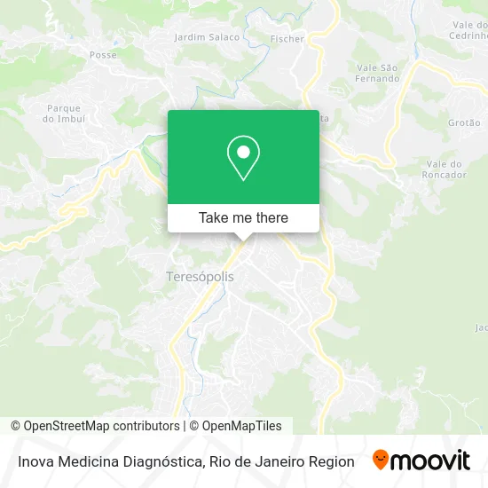 Inova Medicina Diagnóstica map