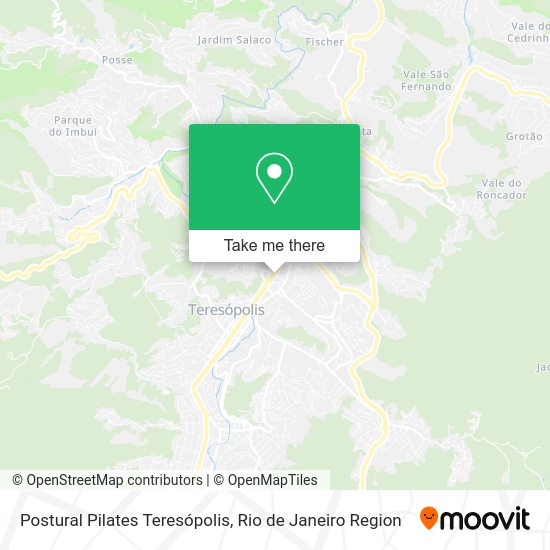 Postural Pilates Teresópolis map
