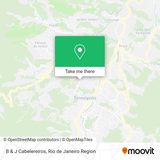 B & J Cabelereiros map