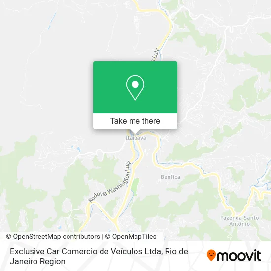 Exclusive Car Comercio de Veículos Ltda map