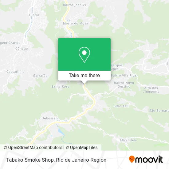 Tabako Smoke Shop map