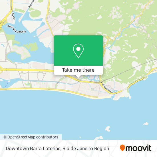 How to get to Downtown Barra Loterias in Barra Da Tijuca by Bus or Metro?