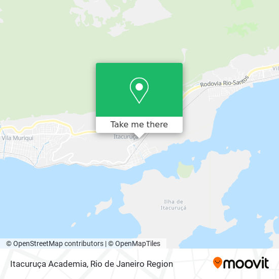 Mapa Itacuruça Academia