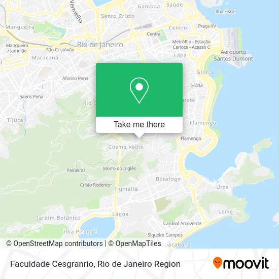 Faculdade Cesgranrio map