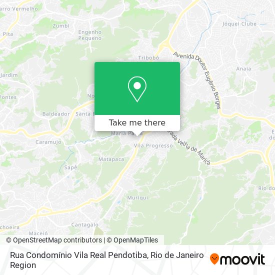 Rua Condomínio Vila Real Pendotiba map