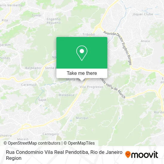 Rua Condomínio Vila Real Pendotiba map