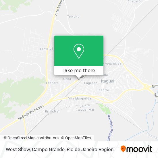 West Show, Campo Grande map