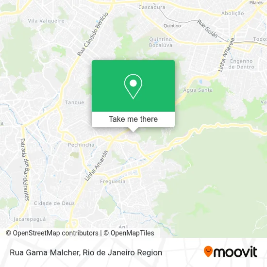 Rua Gama Malcher map