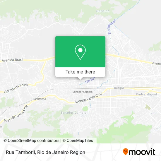 Rua Tamboril map