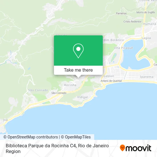 Biblioteca Parque da Rocinha C4 map