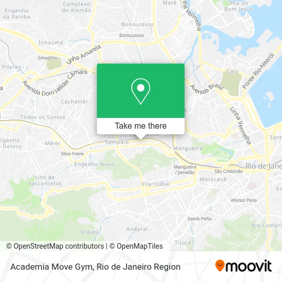 Academia Move Gym map
