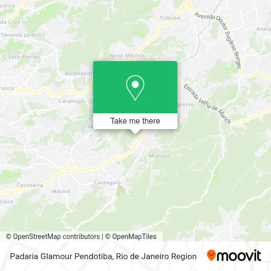 Padaria Glamour Pendotiba map